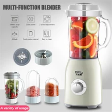 Multi-função liquidificador misturador de suco liquidificador liquidificador de frutas vegetais processador de alimentos para bebê fabricante de leite de soja moedor de carne elétrico 1.5l