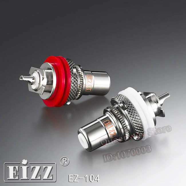 P-026 eizz EZ-104 RCA сигнальная розетка разъем AV усилительная лампа аудиотерминал Amp теллуровый медный Немагнитный