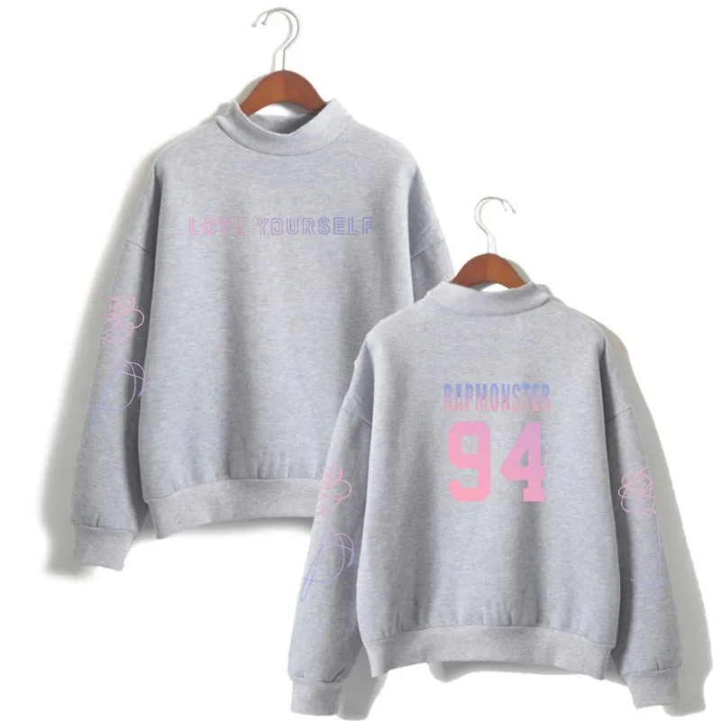 Jung kook 97 loveyourself Толстовка в стиле bangtan love yourself rapmonster 94 Женская harajuku kpop Hope World Poc |