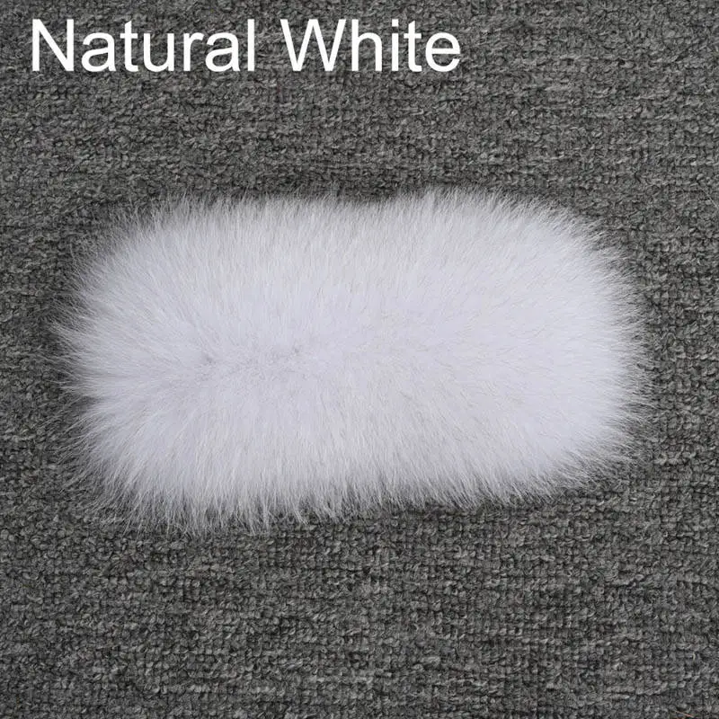 Natural White Большая распродажа, женский жилет из натурального Лисьего меха, модный подлинный натуральных мех, жилет, женский толстый теплый меховой жилет S7616 - Цвет: Natural White