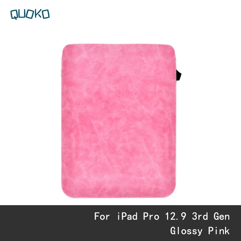 Простой Стильный чехол для iPad 10,2, iPad Air 10,5, Чехол для iPad Pro 12,9, 3-го поколения, чехол для планшета, кожаная сумка - Цвет: 12.9 inch G-Pink