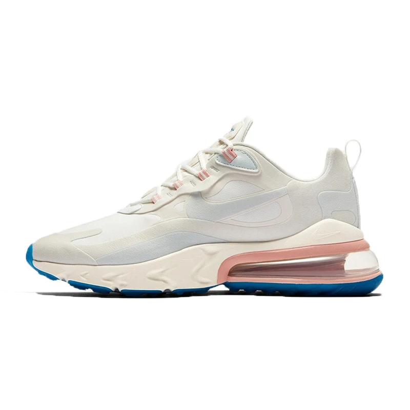 Мужские кроссовки для бега Nike Air Max 270 React, амортизирующие, амортизирующие, удобные, легкие, для фитнеса, модные, сочетающиеся цвета, AO4971 - Цвет: AO4971-100
