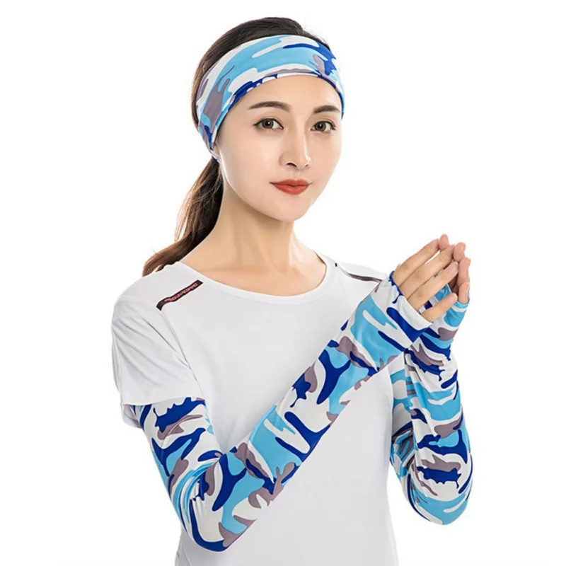 Ice Sleeve Anti UV Riding Arm Sleeve Summer Fashion Multi function Sun