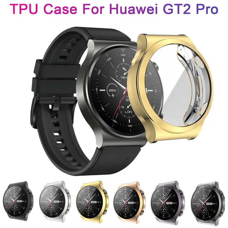 

TPU Soft Watch Cases For Huawei GT 2 Pro Smart Watches Cover Shell Edge Frame Protector Smart Watch Accessories Screen Case
