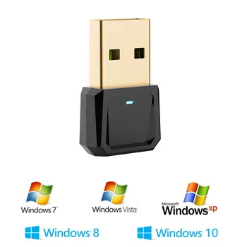 

USB Bluetooth Adapter 5.0 PC 2-in-1 Portable Wireless Adapter for Computer Car TV PC Bluetooth Adapter Receiver USB Adapter