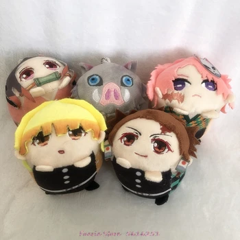 

Demon Slayer Ghost Extermination Blade New q Version Keychain Plush Doll Custom Key Chain Party Doll Keyring Wholesale