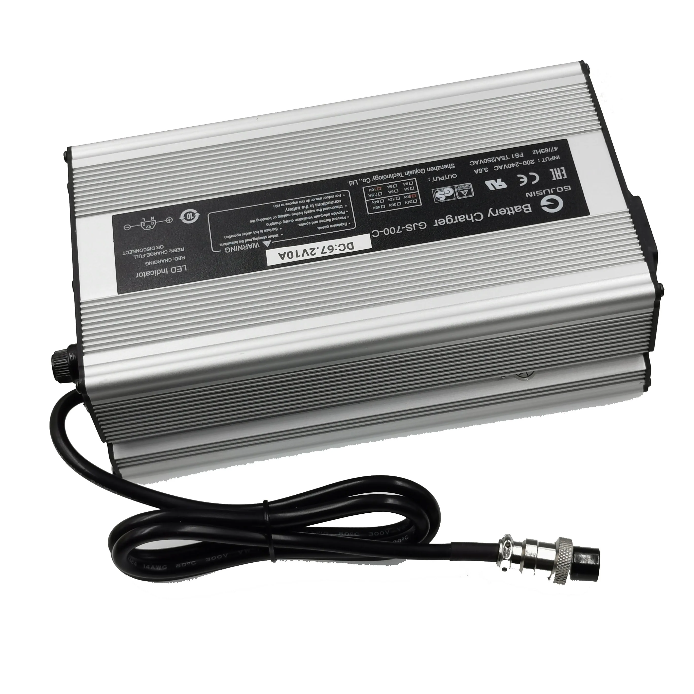 Умное зарядное устройство для литий ионных аккумуляторов 67 2 в 10 А 60 В 1