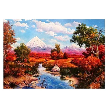 

5D Diy Diamond Painting Maple Trees Cross Stitch Full Found Diamond Mosaic Diamond Embroidery Rhinestones Christmas Gift