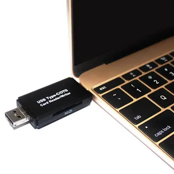 

Binmer 3 In 1 Card Reader Micro USB OTG To USB 2.0 SD/Micro SD Card Reader Adapter Portable Micro USB Adapter New Arrival