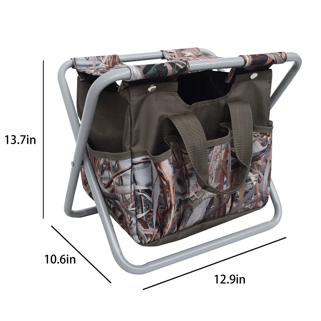 Multifunction Fishing Backpack Chair, Portable Hiking Camping Stool, Folding Picnic Bag Backpack Stool Seat