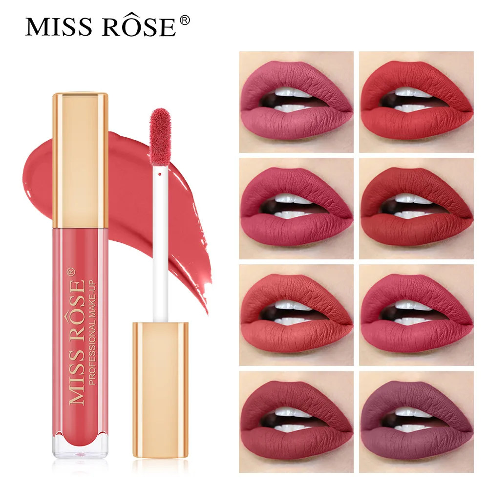 

8 Colors Lips Makeup Lipstick Lip Gloss Long LaWomens Beauty Waterproof Long Lasting Lip Liquid Matte Lipstick Lip Gloss Makeup