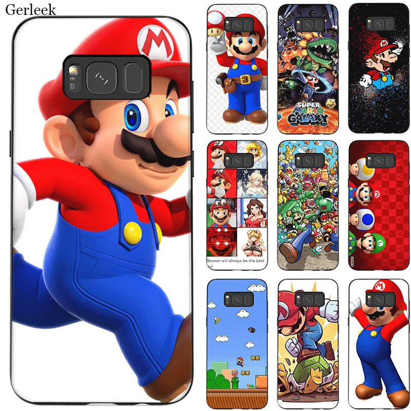 Чехол для телефона samsung M10 M20 M30 M40 S6 S7 край S9 S8 S10 S10E Plus Note 8 9 10 Супер Марио bros 3
