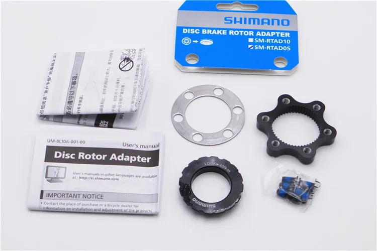 SHIMANO SM-RTAD05 дисковый тормоз ротора 6-болт преобразуется в Центральный замок дорога горный велосипедный дисковый тормоз ротора адаптер