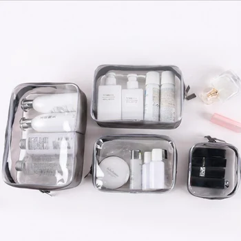 

Waterproof Travel Transparent Cosmetic Bags Storage For Pouch Makeup Case Toiletry Bag Organizer Storage Bath Toiletry Wash Bag