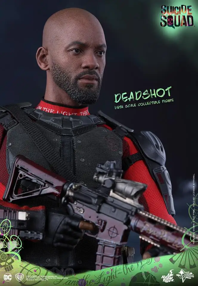 «Камень, ножницы, бумага» HOTTOYS MMS381 с принтами "отряд самоубийц", "1/6th весы Дэдшот фигурка Коллекционная Параметры фигурка новой коробке