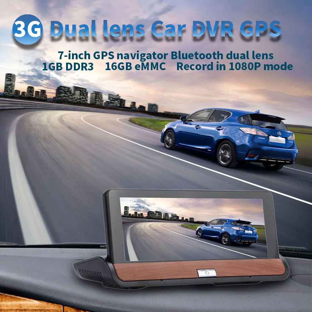 Gps навигатор dvd-плеер DVR камера wifi G сенсор 1080P светодиодный видеорегистратор