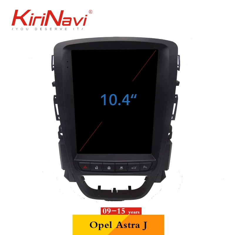 Top KiriNavi Vertical Screen Tesla Style 10.4