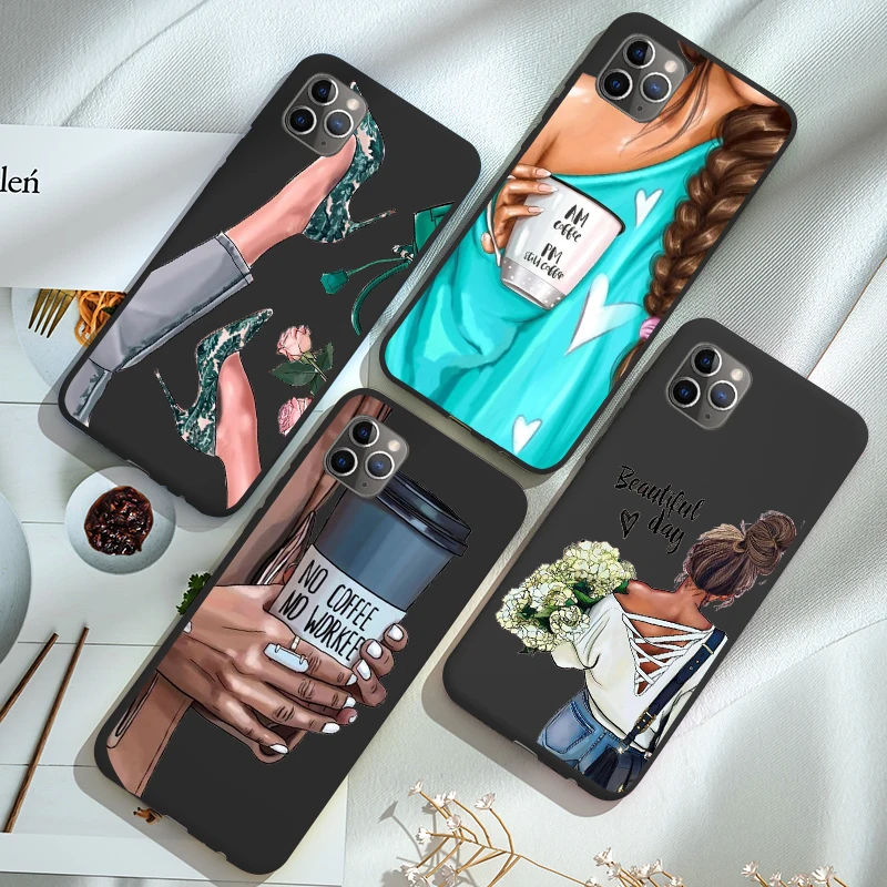 Boss Girl чехол для Apple iPhone XR XS MAX X 11 PRO 12 мини макс 7 8 Plus 6 6S SE 2020 на заднюю панель