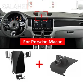 

Gravity Car Phone Holder Air Vent Mount Mobile Phone Stand GPS Holder For Porsche Macan GPS Mount Support Accessories