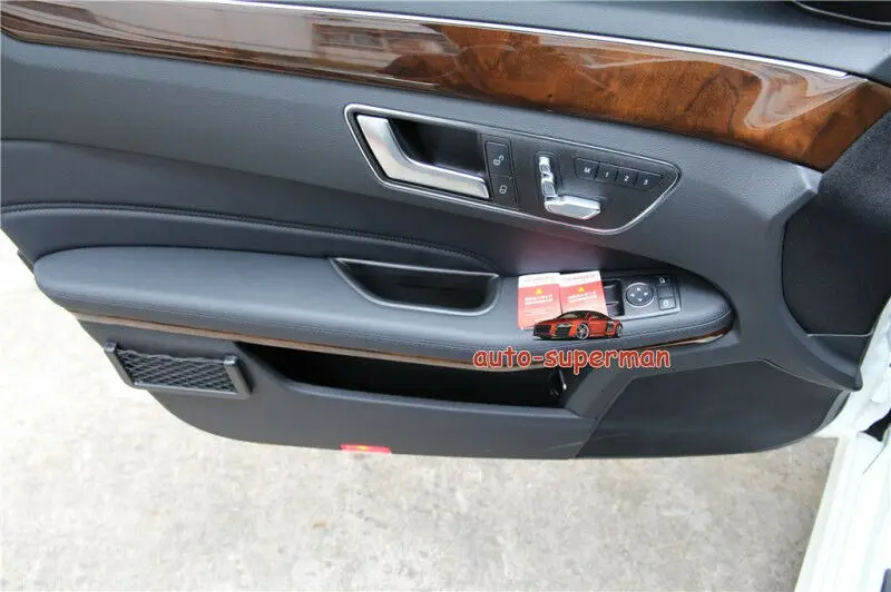 Панель передней двери подлокотник коробка для хранения Benz E-Class W212 E300 E350 E63 кроме 2dr