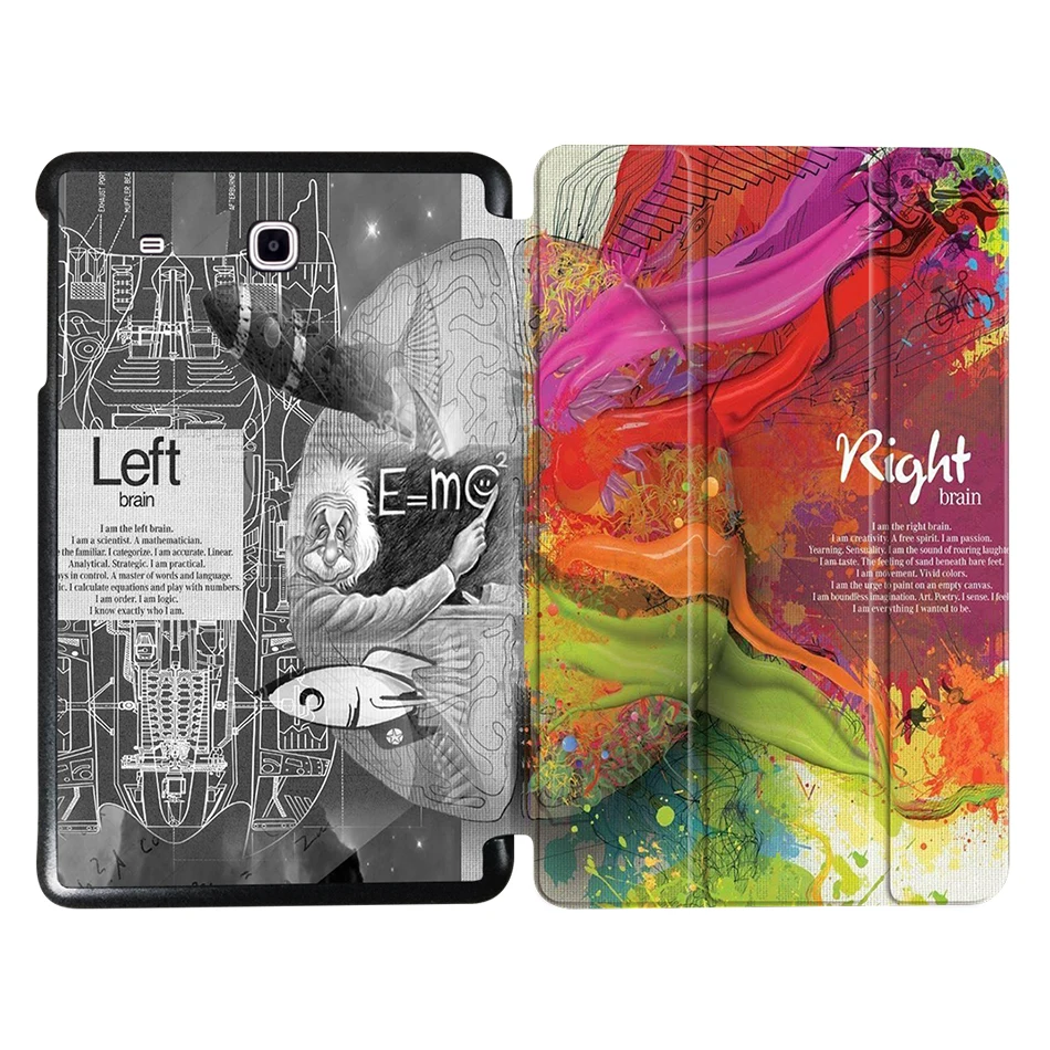 MTT чехол для планшета для samsung Galaxy Tab E 9,6 дюймов T560 T561 T565 T567V Тонкий чехол из искусственной кожи с трехслойной магнитной подставкой - Цвет: SS11