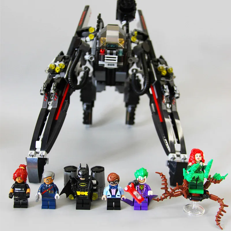 

Bela 10635 Batman Movie Ride The Scuttler With Batman Man-Bat Building Block 775pcs Bricks Toys Compatible 70908 Batman