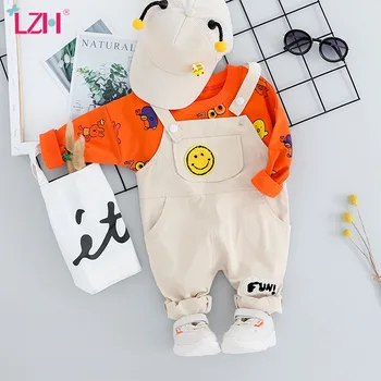 

Cotton Boy Summer Clothing Sets Summer Vest Two Piece Long sleeve Children Sets Fashion Boy Clothes Suit Stripes Cartoon Outfits