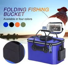 Складное ведро для рыбалки, ведро для воды, для активного отдыха, многофункциональные рыболовные сумки для кемпинга, аксессуары для хранения