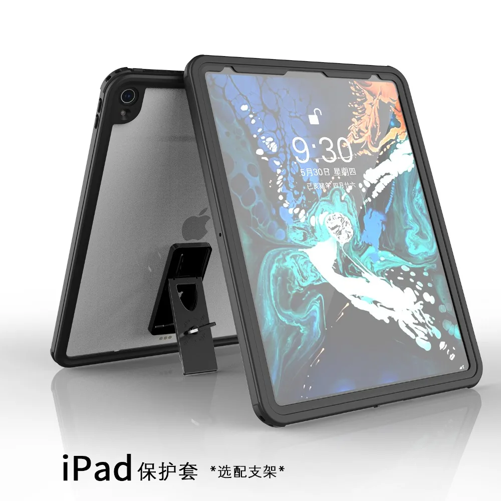 Для iPad Pro 12,9 Чехол IP68 водонепроницаемый ударопрочный грязеотталкивающий снег с сенсорным ID задняя крышка для iPad Pro 12,9 дюйма 360 Полный Coque Capa