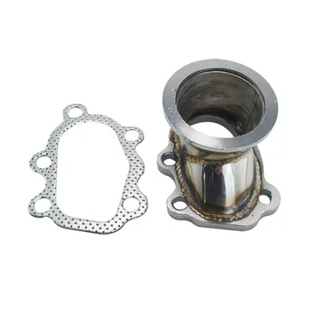 

Stainless Steel Adapter for T25 T28 GT25 GT28 2.5" 63mm V-band Clamp Flange Turbo Down Pipe Adapter VR4833
