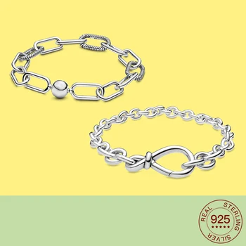 

Simple hollow Suitable For Bracelets 925 Sterling Silver Suitable for Women To Wear Fashion Jewelry 2020 NEW