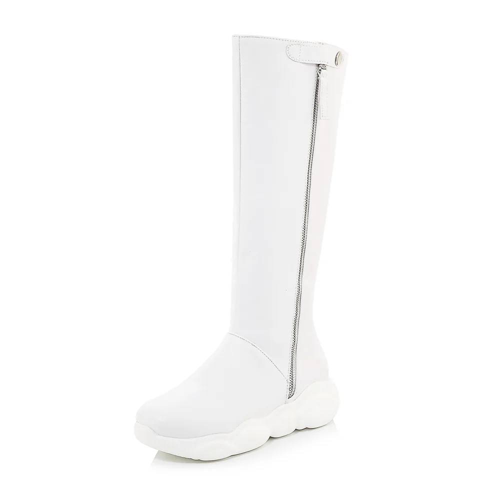 

MFYB Women's boots 2019 winter new comfortable thick platform waterproof platform 35-43 large size high tube rider boots tide