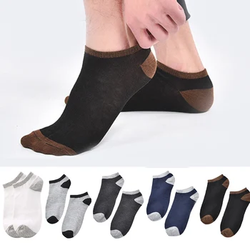 

Men Ankle Socks Invisible Boat Sock Non-slip Breathable Low Cut Casual Sport Cotton Socks Males Stretchy Teenagers Short Sock