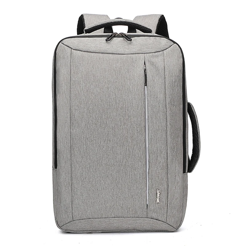 Светящийся рюкзак для мужчин Модный черный городской с сумкой зарядки 15 тканей