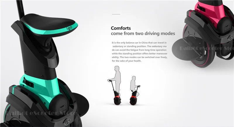I-ROBOT-GO two wheels balancing vehicle Stand and sit adult foldable electric scooter self-banlance Body feeling vehicle (15)