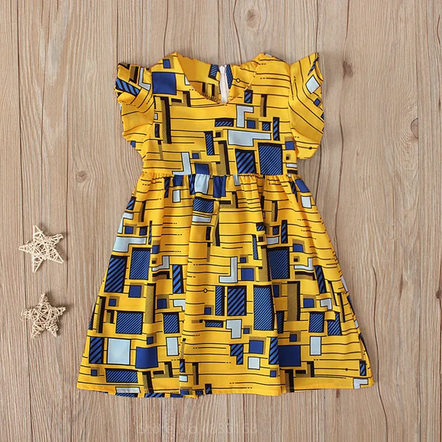 Voke African Print Summer  Strap Dress - Image 3