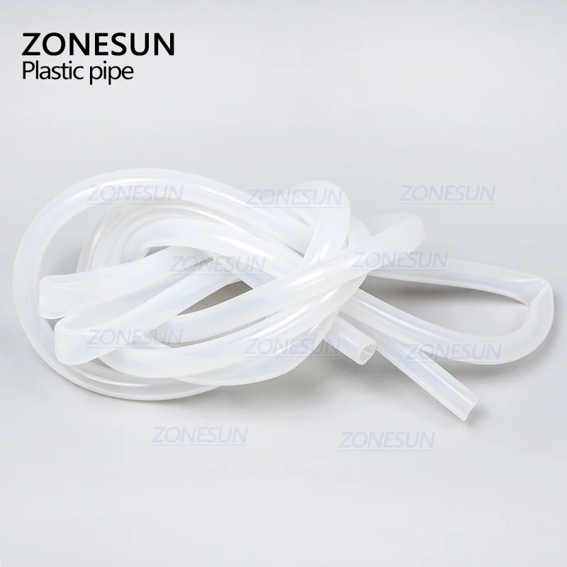 ZONESUN 2m Hose for ZS-GFK160 Inside Diameter 7mm Round Tube Connect To Filling Machine