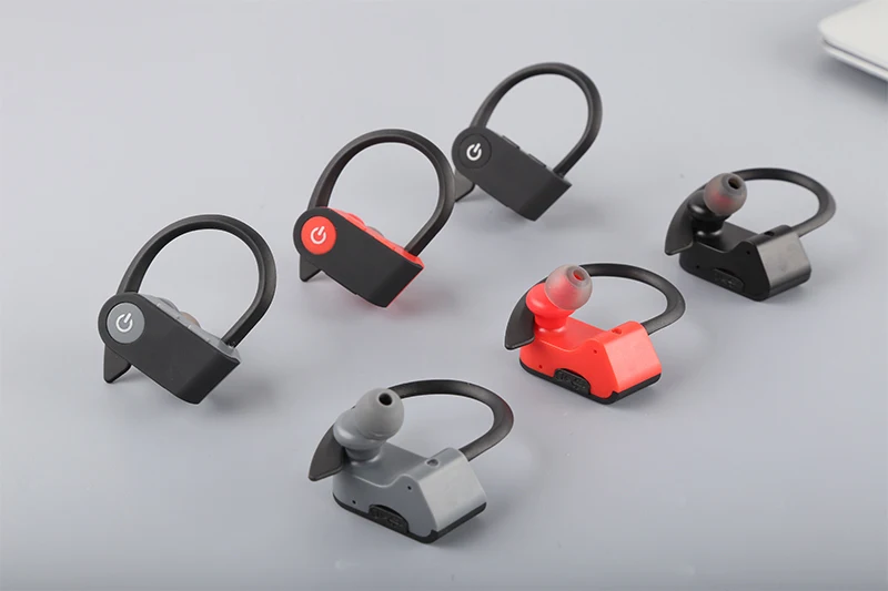 Беспроводные наушники с Ушными крючками, Bluetooth 5,0 TWS, гарнитура, спортивные анти-свободные наушники для бега, поддержка микрофона для смартфона