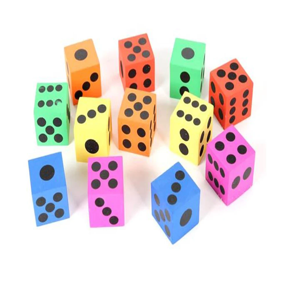 

Children's EVA foam puzzle toy gift dice activity game props exercise children's hand and eye and cognitive ability