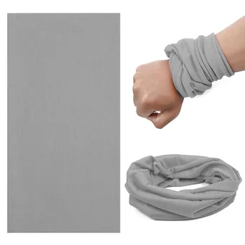 

Outdoor Headwear Scarf Solid Plain Color Bandana Cover Neck Tube Sun Protection