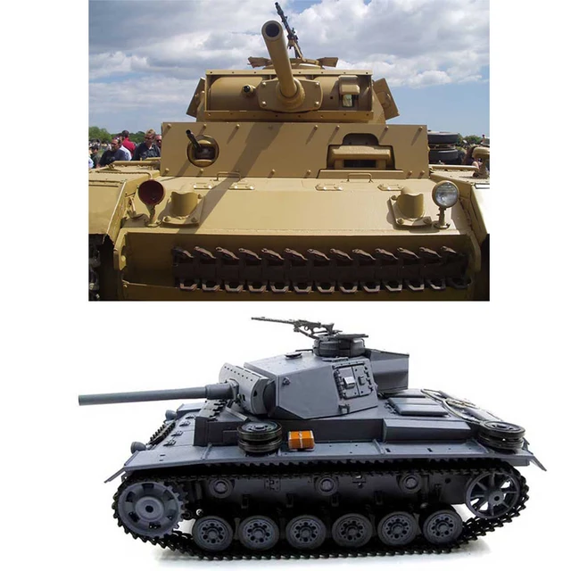 German Panzer Rc Tank Mato Mato 100% Metal 1/16 Scale Gray German