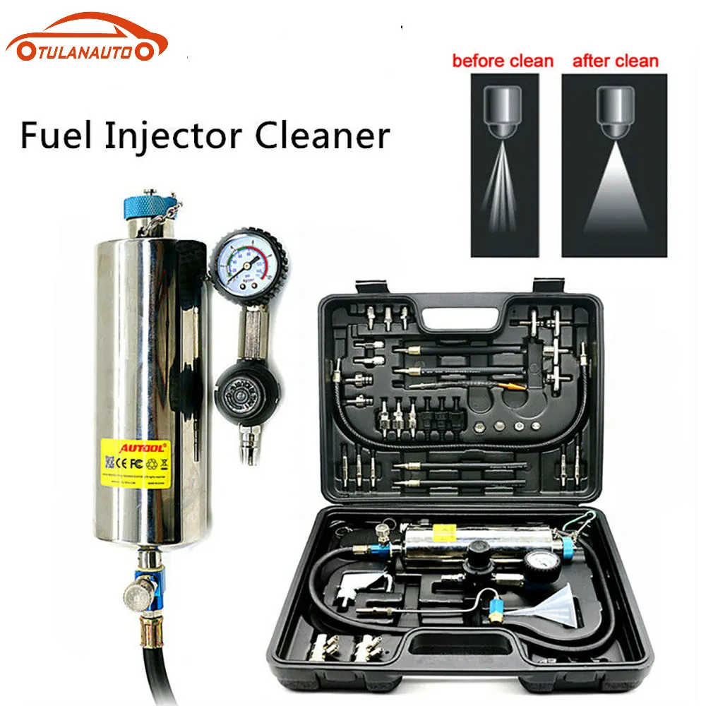 

TULANAUTO C100 Car Fuel Injectore Cleaner Non-dismantle Bottle Gasoline Auto Fuels Injector Cleaning And Testing System