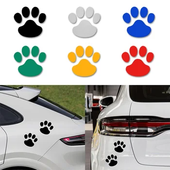 

2Pcs Car Sticker Cute Puppy Claws car body reflective sticker for Chevrolet Captiva Colorado Cruze Spark Malibu Trax Accessories