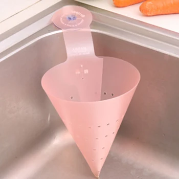 

Strainer Suction Cup Kitchen Tool Sink Vegetable Fruit Filter Suction Cup Drain Storage Basket Bag Kitchen Holder