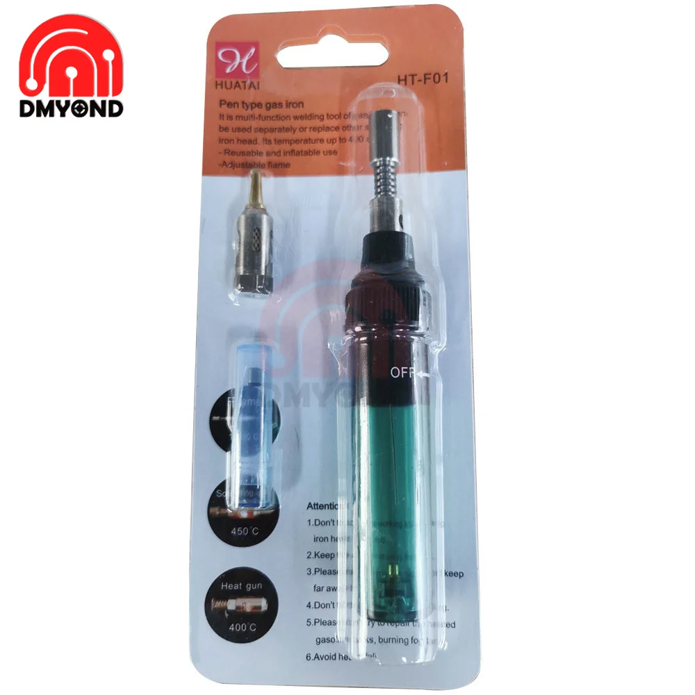 1300 Celsius Butane Gas Welding Soldering Irons Welding Pen Burner Blow Torch Gas Soldering Iron Cordless Butane Tip Tool
