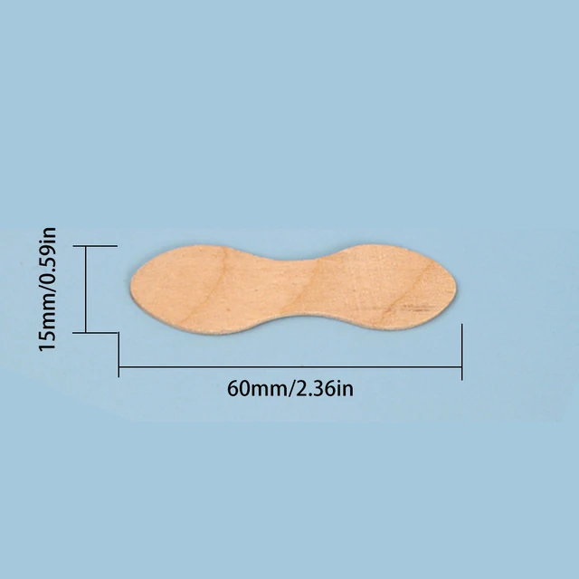 Palitos de helado de madera seguros para alimentos, grado A ecológico, 4.5  pulgadas (paquete de 1000)