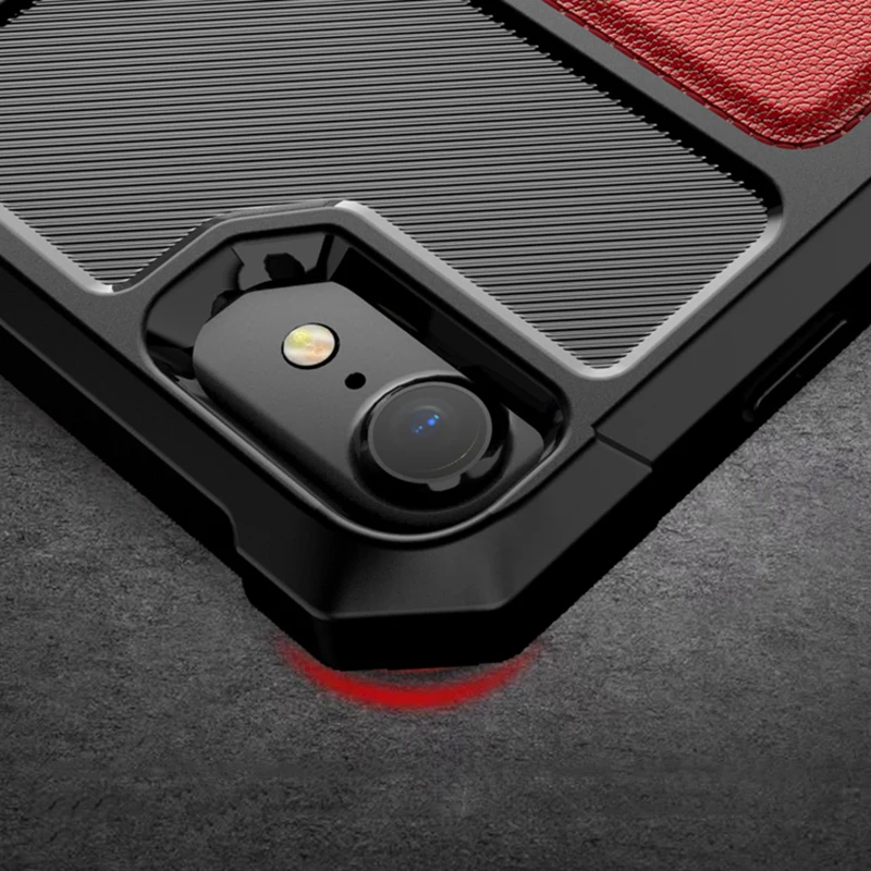 Автомобильный Магнитный чехол для iPhone 11 X XS XR XS Max 6 6S 7 8 Plus, кожаный флип-держатель для карт, чехол с пряжкой для iPhone 11 Pro Max
