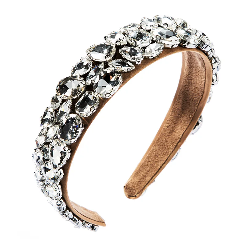 

New Brand Women Rhinestone Hairband Elegant Crystal Hair Hoop Headband Hair Bands for Girls Party Hair Accessories Headwear