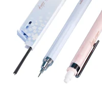 DELI Mechanical Pencil Set With HB Lead Replacement Retractable Pencils Refill for Students Stationery 2