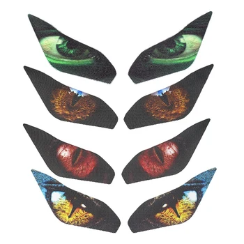 

NEW-Motorcycle Headlight Protection Sticker Headlights Eye Body Sticker for Kawasaki Ninja650 2017-2019 Versys650